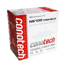 Kabel RG6U CU Conotech NS 100 Tri Pulbox 300m