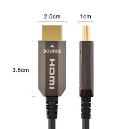 Kabel optyczny HDMI Hybrid 2.0 SH-SPHB0300 30m SPACETRONIK