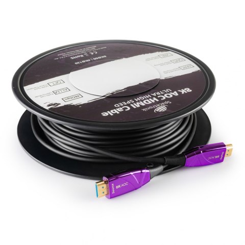 Kabel optyczny UHS AOC HDMI 2.1 SH-OX200 20 m SPACETRONIK