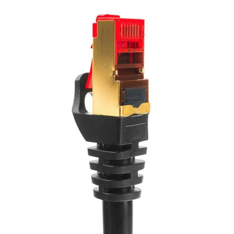 Kabel LAN przedłużacz CAT7 czarny 3m