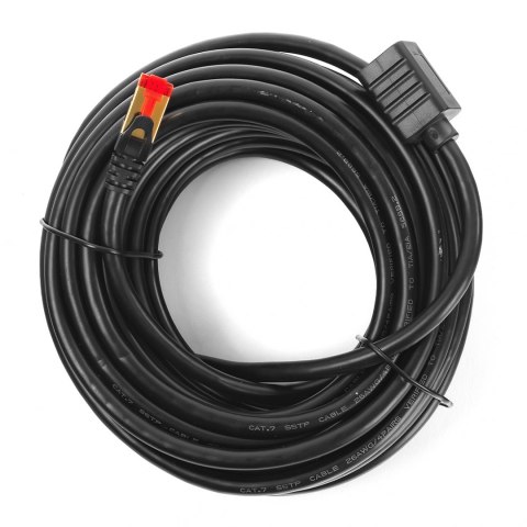 Kabel LAN przedłużacz CAT7 czarny 3m