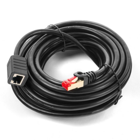 Kabel LAN przedłużacz CAT7 czarny 3m