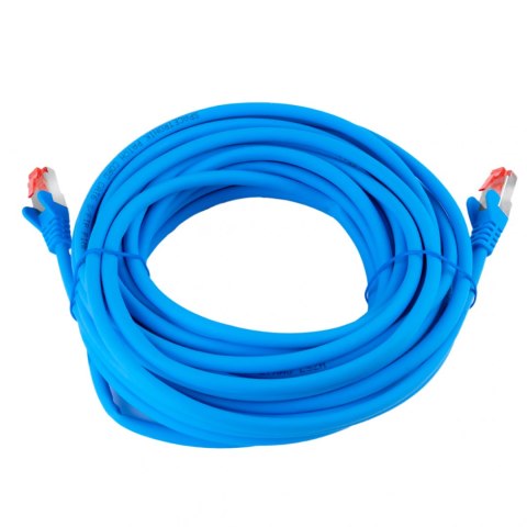 Kabel RJ45 CAT 6 S/FTP AWG27 LSZH niebieski 7.5m