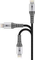 Kabel USB 2.0 - Apple Lightning Goobay TEXTIL 1m Goobay