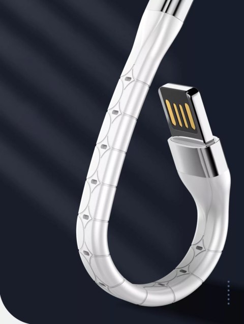 Kabel USB-A - Lightning LDNIO 15cm biały LS50L LDNIO