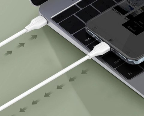 Kabel USB-A - Lightning LDNIO 20cm biały LS540L LDNIO