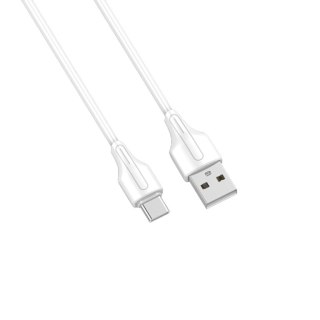 Kabel USB-A - USB-C LDNIO 20cm biały LS540C LDNIO