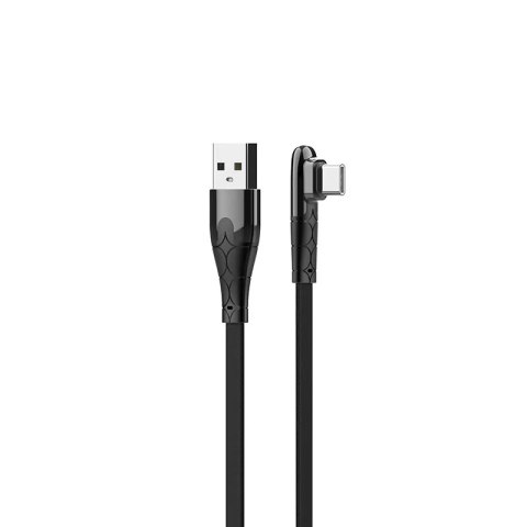 Kabel USB-A - USB-C LDNIO kątowy 90st 1m LS581C LDNIO