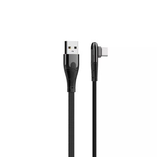 Kabel USB-A - USB-C LDNIO kątowy 90st 2m LS582C LDNIO