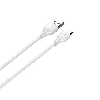 Kabel USB-A - micro-USB LDNIO 1m 2.1A biały LS541M LDNIO