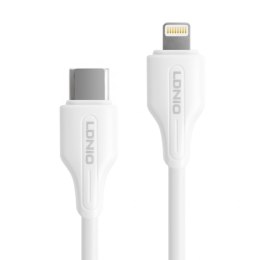 Kabel USB-C - Lightning LDNIO 1m 30W biały LC121I LDNIO