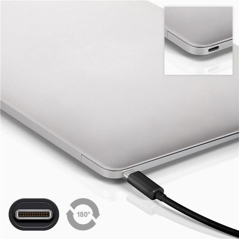 Kabel USB-C - USB 3.2 Gen1 GAM KĄTOWY Goobay 1.5m