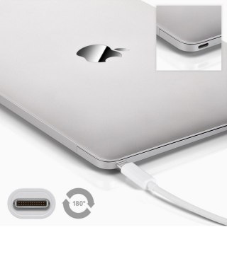 Kabel USB-C - USB-C 3.2 Gen1 Goobay biały 0.5m