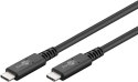 Kabel USB-C USB4 40Gbit/s 100W 20V 5A Goobay 0,8m Goobay