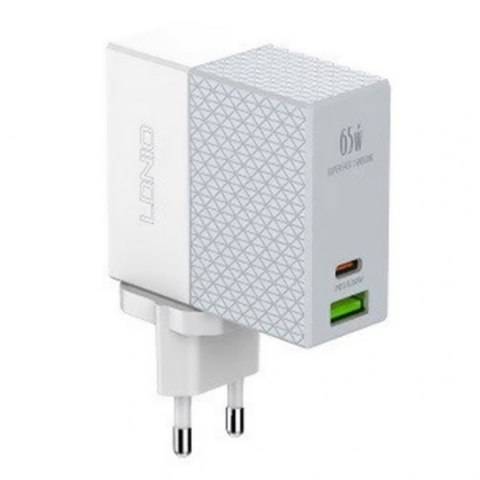 Ładowarka USB 65W PD QC3.0 2-portowa notebook LDNIO