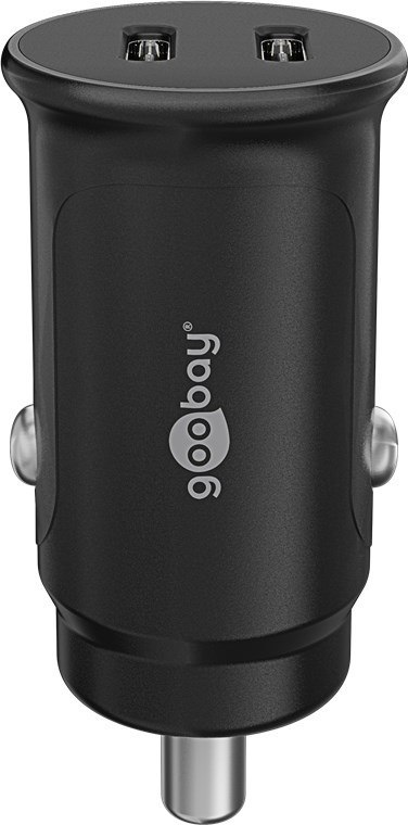 Ładowarka samochodowa 2x USB-C PD 3A 30W Goobay