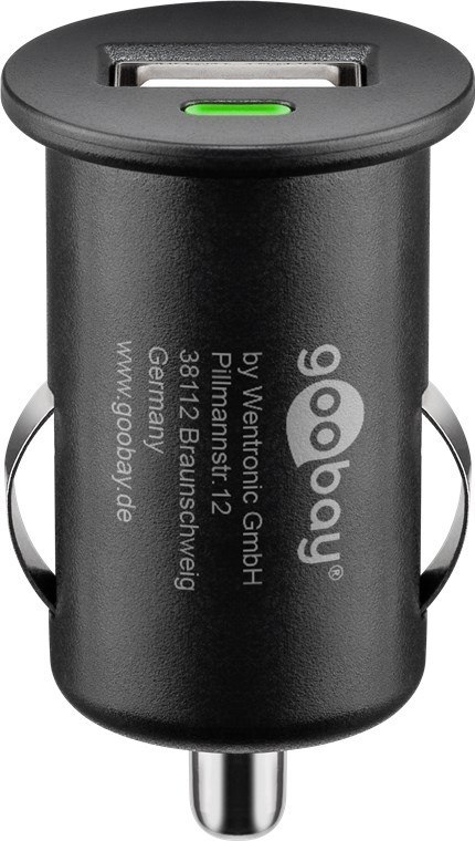 Ładowarka samochodowa USB 1A 5W 12/24V Goobay