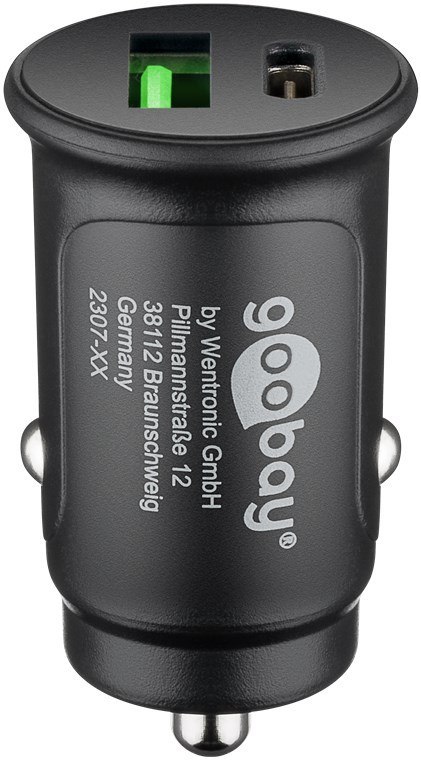 Ładowarka samochodowa USB USB-C PD 3A 27W Goobay