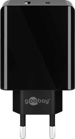 Ładowarka sieciowa USB-C USB PD 25W Goobay CZARNA Goobay