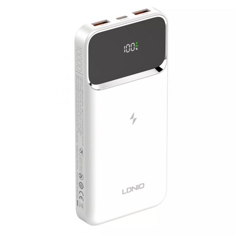 Powerbank LDNIO 10000 mAh indukcja Qi QC USB USB-C LDNIO