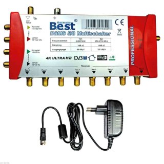 Multiswitch BEST BSMS 5/8 Professional + zasilacz Best