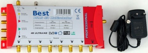 Multiswitch BEST BSMS 5/8 Professional + zasilacz Best