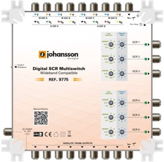 Multiswitch Unicable II Johansson 9775 - 9/6 6xSCR Johansson