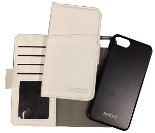 Portfel na telefon + etui MOC Mag Wallet White Moc Sport AB