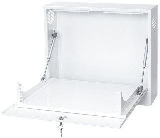 Obudowa RACK 19'' 2U 350x130mm BIAŁA pionowa SPACETRONIK