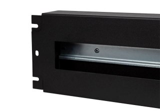 Panel dystrybucji napięć Rack 19" 3U Czarny SPACETRONIK