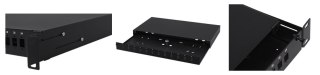 Przełącznica 19" 1U 24xSC Simplex Szara stała