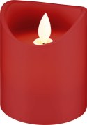 Świeczki LED czerwone Goobay 7,5x10cm ZESTAW 4x Goobay