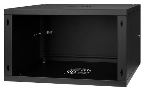 Szafa RACK 19'' 6U 600x350mm CZARNA Drzwi stalowe SPACETRONIK