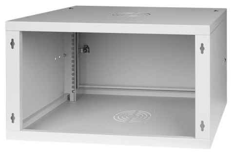 Szafa RACK 19'' 6U 600x350mm SZARA Drzwi stalowe SPACETRONIK