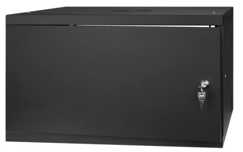 Szafa RACK 19'' 6U 600x450mm CZARNA Drzwi stalowe SPACETRONIK