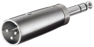 Adapter audio wtyk XLR - Jack 6.35mm Goobay Goobay