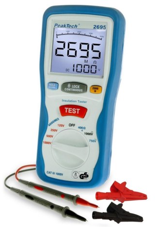 Cyfrowy Tester Izolacji 1000V PeakTech 2695 PEAKTECH