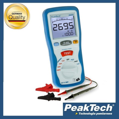 Cyfrowy Tester Izolacji 1000V PeakTech 2695 PEAKTECH