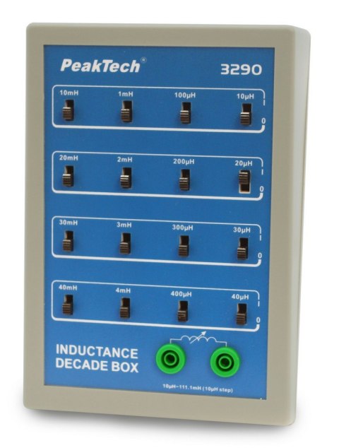 Dekada indukc. z przeł. przesuwnymi PeakTech 3290 PEAKTECH