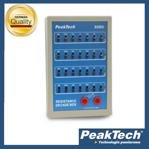 Dekada rezystancyjna przesuwna PeakTech 3280 PEAKTECH