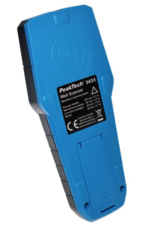 Detektor kabli metalu drewna PeakTech 3433 PEAKTECH