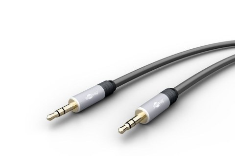 Kabel XLR gniazdo - wtyk (3-pin) Goobay 6m szary