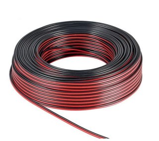 Kabel głośnikowy Goobay 2x2.5mm CCA 100m black-red Goobay