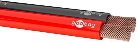 Kabel głośnikowy Goobay 2x2.5mm CCA 100m black-red Goobay