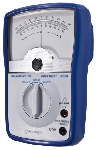 Multimetr Galwanometr100mV 5mA AC DC PeakTech 3204 PEAKTECH