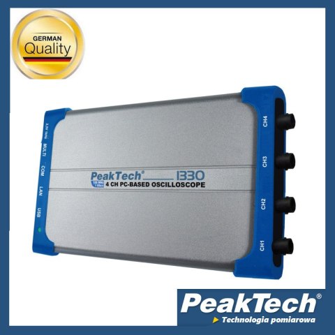 Oscyloskop PC 4-kan. USB 100 MHz PeakTech 1331 PEAKTECH