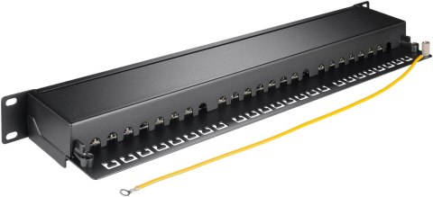 Patch panel FTP CAT 6A Ekranowany 24-porty Goobay