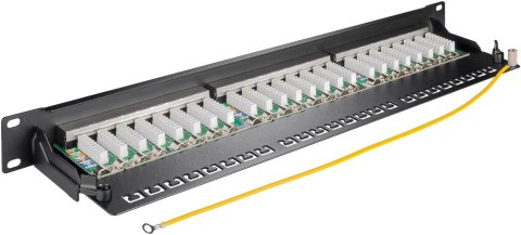 Patch panel FTP CAT 6A Ekranowany 24-porty Goobay