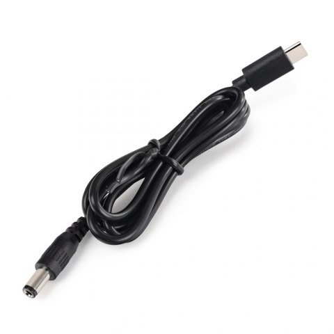 Kabel adapter zasilania USB-C na DC 2.1/5.5 100cm SPACETRONIK