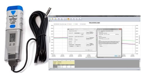 Miernik Wilgotn Temp USB Datalogger PeakTech 5185 PEAKTECH